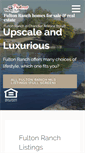 Mobile Screenshot of fultonranchazhomes.com